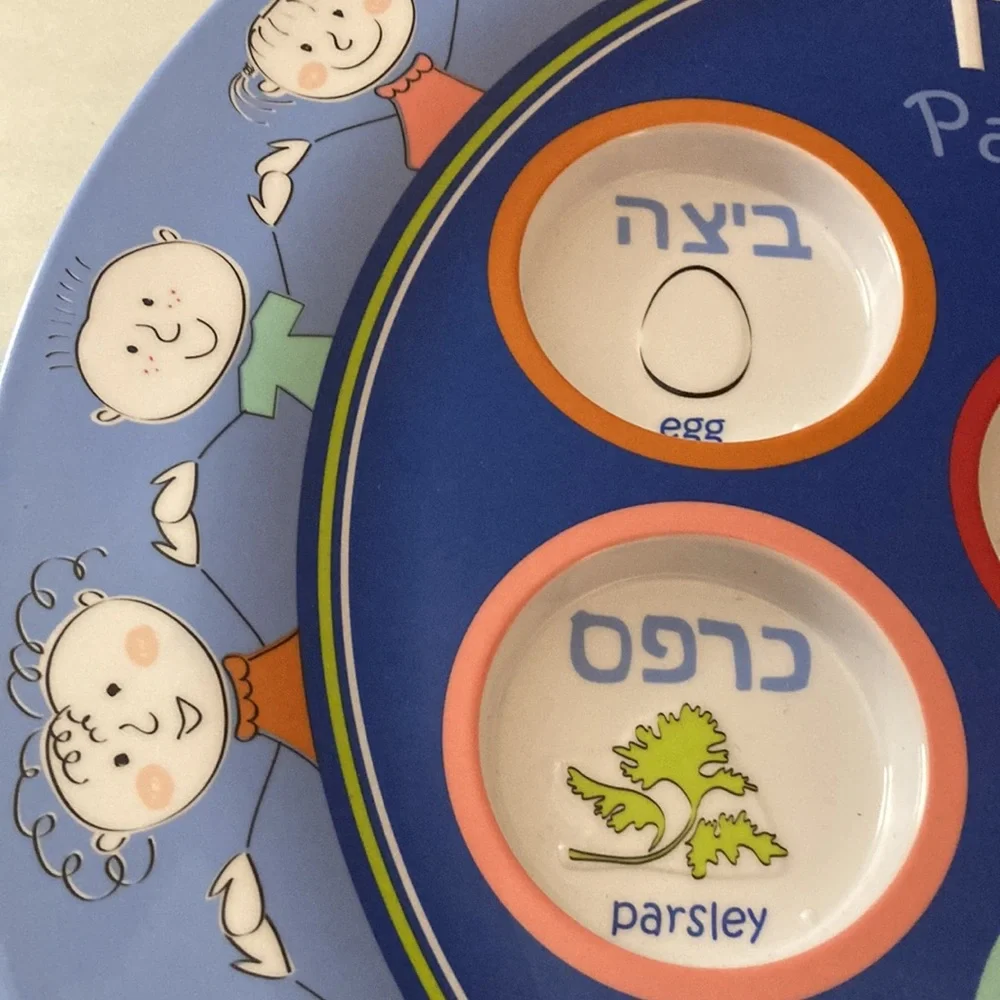 Target 2010 Melamine children’s Passover Plate